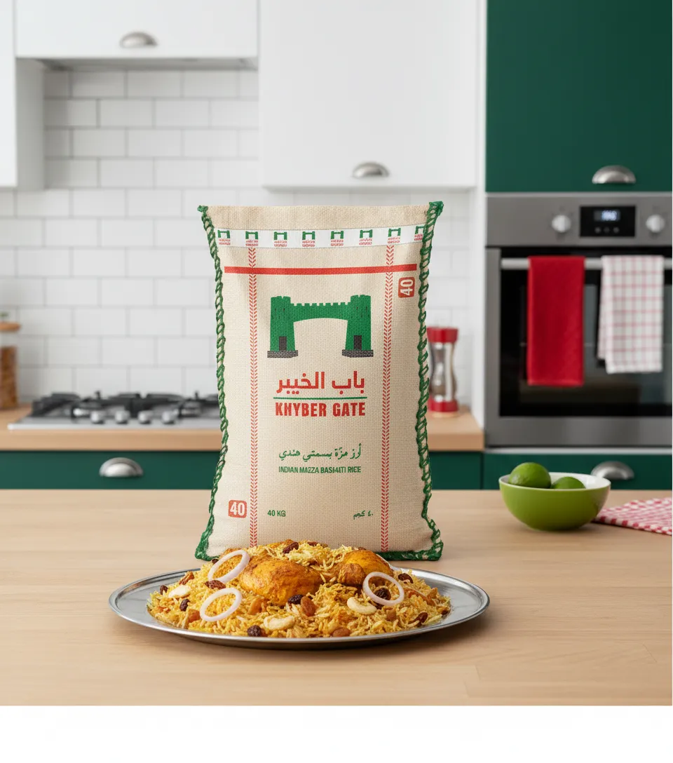 Khayber Gate – Creamy Sella Basmati served