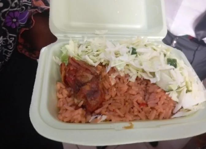 A bowl of steamed white rice