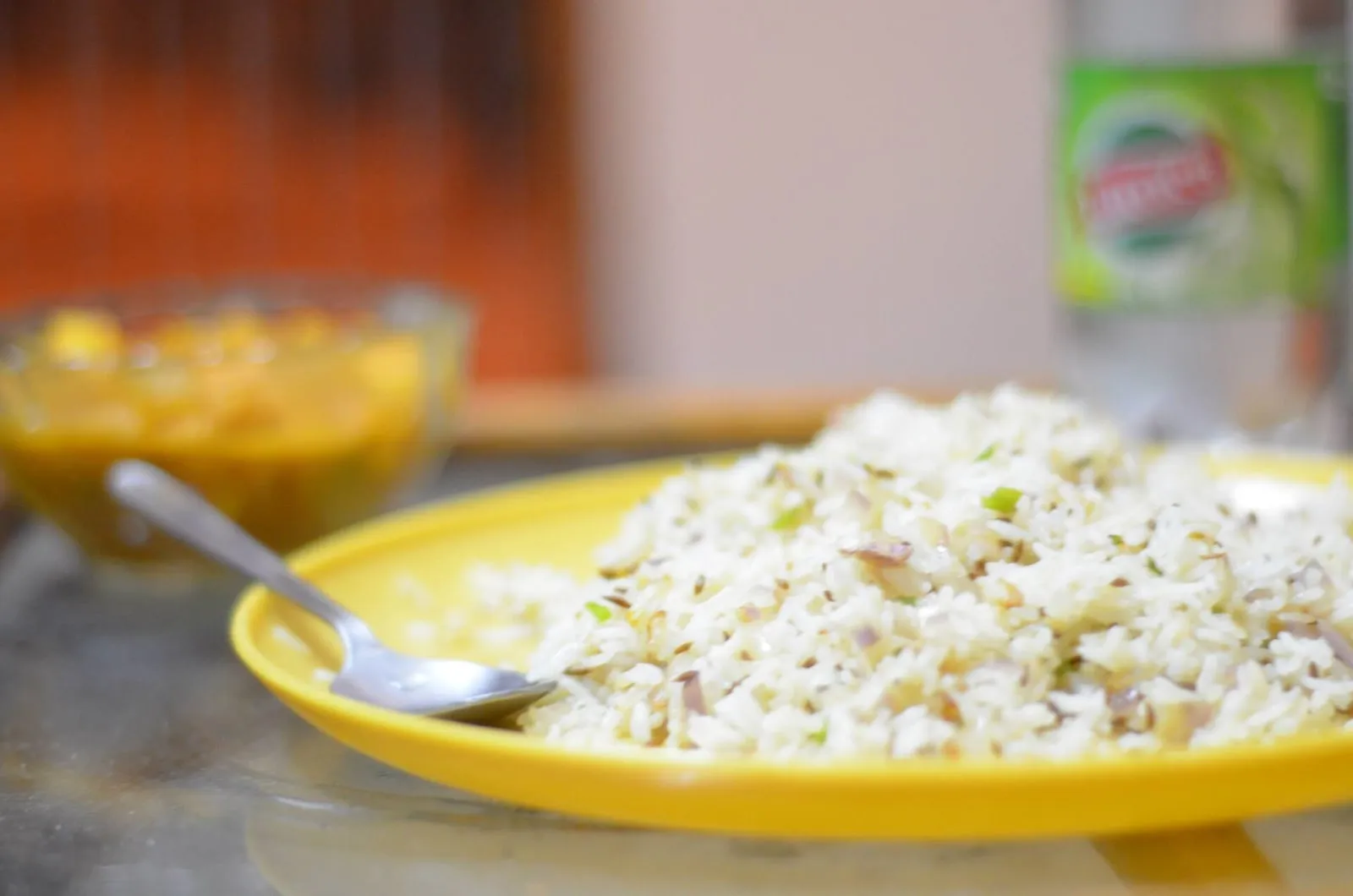 Jeera rice, fluffy basmati with toasted cumin seeds